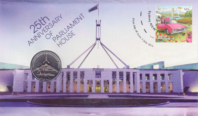 2013 Australia 20 Cents PNC (25 Years Parliament House)